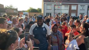 Djamili-Dini Aboudou a reçu un accueill très chalereux à Coudekerque.