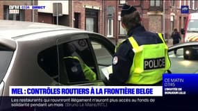 Métropole lilloise: des contrôles routiers à la frontière belge