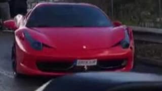 Neymar a abîmé sa Ferrari samedi.