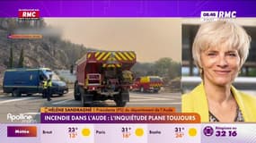  Incendie dans l'Aude: "Des milliers d'hectares de raisins vont très certainement être jetés à la poubelle"; dit Hélène Sandragné, présidente (PS) du département de l’Aude