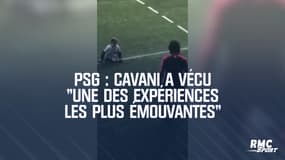 PSG : Cavani a vécu "une des expériences les plus émouvantes" avec un jeune handicapé
