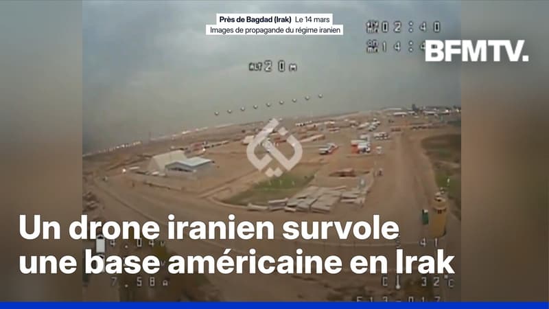 Guerre au Moyen-Orient: un drone iranien survole une base militaire américaine en Irak