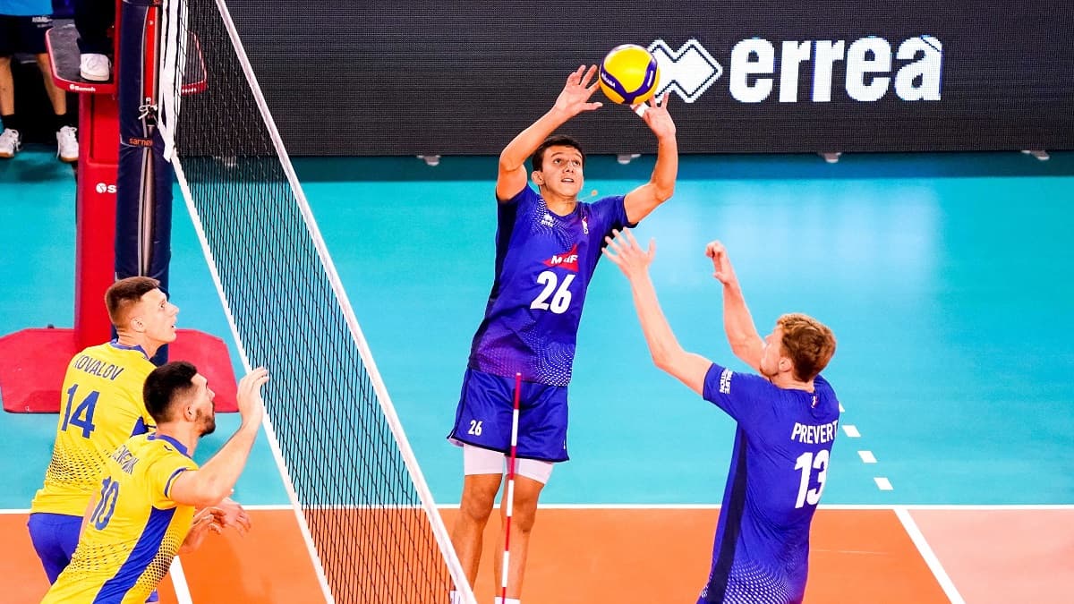 Kellian Paes avec l'équipe de France, l'été dernier