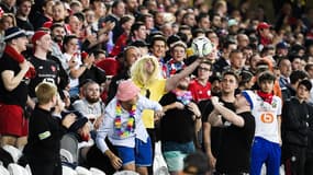 Brice de Nice en tribune à Lille, le 6 mai 2022