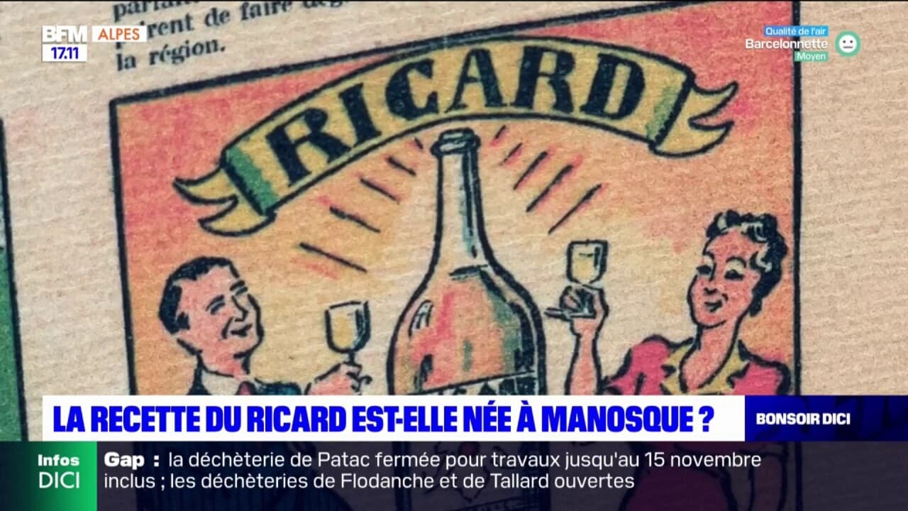 La recette du Ricard estelle née à Manosque?