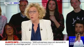 Coronavirus: "Il y a extrêmement peu de cas où le droit de retrait est justifié", déclare Muriel Pénicaud