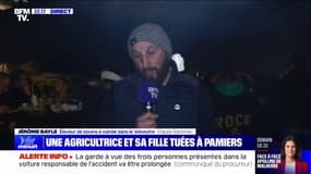 "On a encore perdu quelqu'un de notre famille": Jérôme Bayle, éleveur de bovin et figure de la mobilisation, réagit au décès de la fille de l'agricultrice morte ce matin sur un point de blocage en Ariège