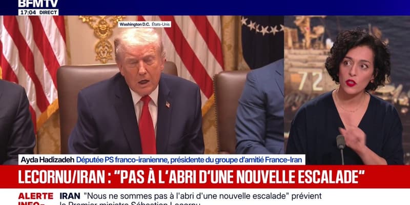 Tensions Iran/États-Unis: "Il faut que ce régime tombe", affirme Ayda Hadizadeh, députée PS franco-iranienne