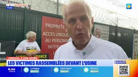 Incendie de l'usine Lubrizol à Rouen: cinq ans après, les victimes se rassemblent devant le site