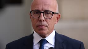 Éric Ciotti, président de LR, le 18 septembre 2023 à Matignon 