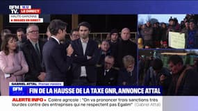 Gabriel Attal aux agriculteurs: "Je ne vous lâcherai pas"