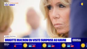 Le Havre: Brigitte Macron en visite surprise aux côtés d'Edouard Philippe ce lundi