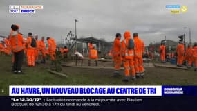 Retraites: nouveau blocage au centre de tri des déchets du Havre