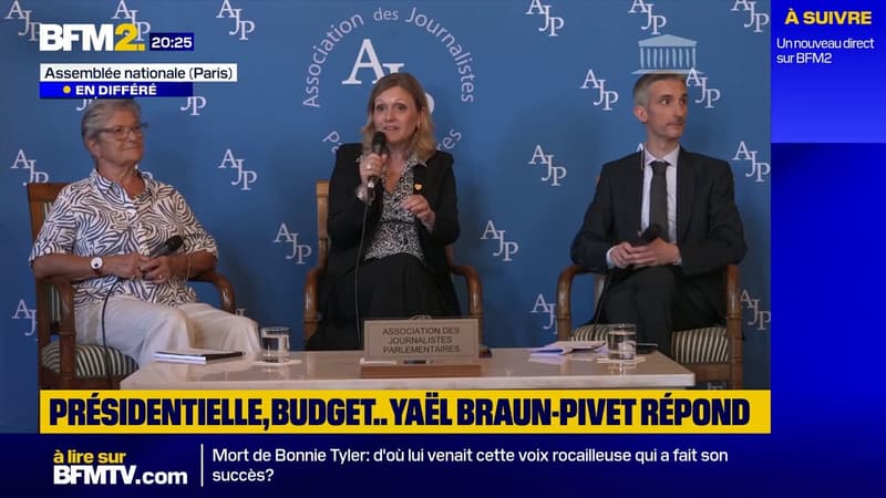 Marine Le Pen, candidate à l'élection présidentielle: Yaël-Braun Pivet a estimé que "Marine Le Pen avait tout à fait le droit de se présenter" #BFM2