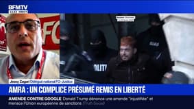 Remise en liberté d'un complice présumé de Mohamed Amra: "On est indigné, même si c'est conforme à la loi", affirme Jessy Zagari (FO-Justice)