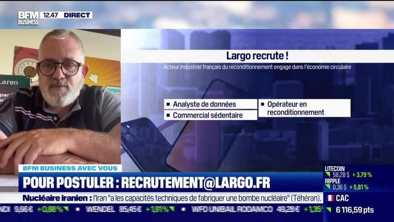 Vous recrutez : Largo / Javelo - 18/07