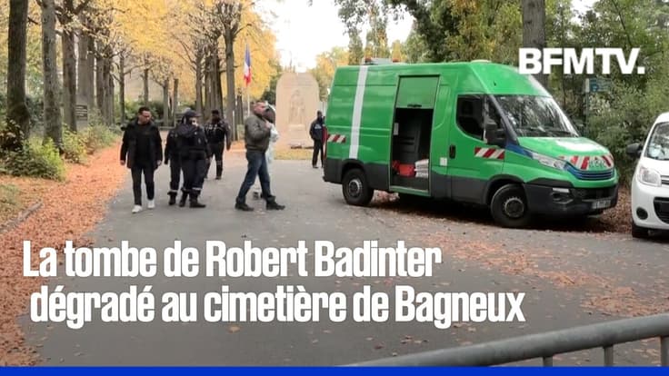 La tombe de Robert Badinter dégradée au cimetière de Bagneux avant sa panthéonisation  