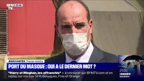 Jean Castex confirme que "la question de développer l'usage et le port du masque est à l'étude, en particulier dans les lieux clos"