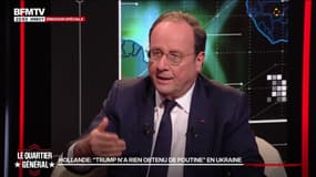 Pour François Hollande, "Donald Trump et Vladimir Poutine ont la même méthode: le rapport de force" 