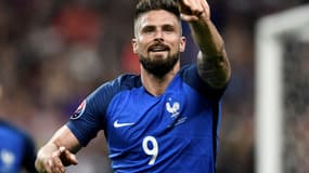 Olivier Giroud après son second but contre l'Islande