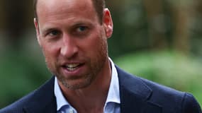 Le prince William, visitant un centre pour sans-abris, à Londres, le 5 septembre 2024.