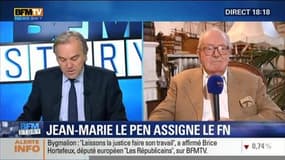 Jean-Marie Le Pen assigne le FN en justice et demande sa réintégration