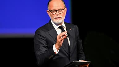L'ancien Premier ministre et maire du Havre Edouard Philippe à Fontainebleau, en Seine-et-Marne, le 16 septembre 2022