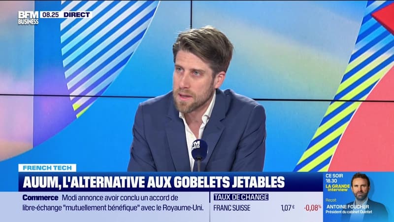French Tech : Auum, l'alternative aux gobelets jetables - 07/05