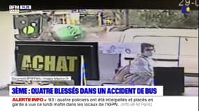 Paris: les images de l'accident du bus RATP survenu dans le 3e arrondissement