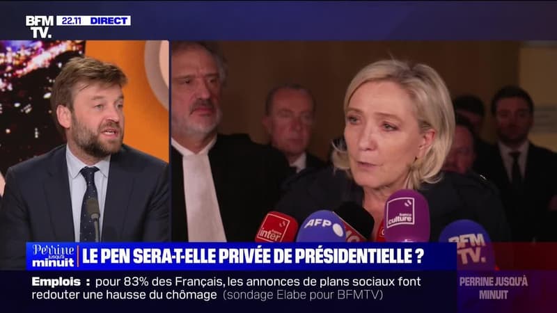 Le Pen dénonce “un parquet outrancier” - 13/11