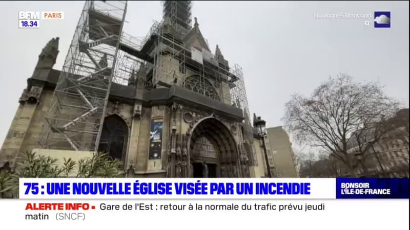 Paris: une nouvelle église visée par un incendie, la mairie porte plainte