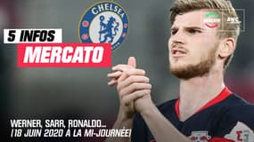 Werner, Sarr, Ronaldo... Les 5 infos mercato du 18 juin à la mi-journée