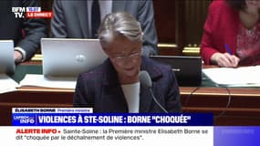 Élisabeth Borne: "J'ai été profondément choquée par le déchainement de violence à Sainte-Soline"