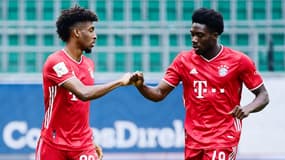 Kingsley Coman et Alphonso Davies
