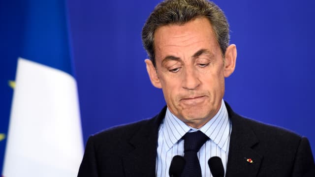 Le président de l'UMP Nicolas Sarkozy