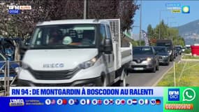 Sur la RN 94, les bouchons sont nombreux de Montgardin à Boscodon