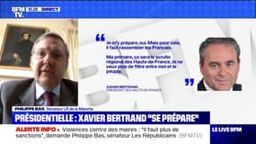 Présidentielle 2022: Philippe Bas (LR), "souhaite vraiment que la droite et le centre se rassemblent pour n'avoir qu'un candidat"