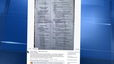 Le cliché du CV, posté sur Facebook, est devenu viral.