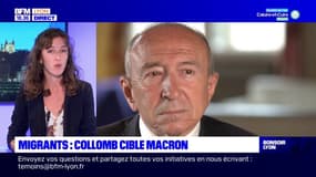 Migrants : Gérard Collomb cible Emmanuel Macron