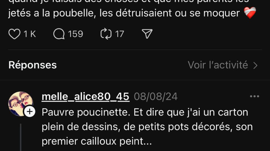 Une publication Threads. Une publication Threads.