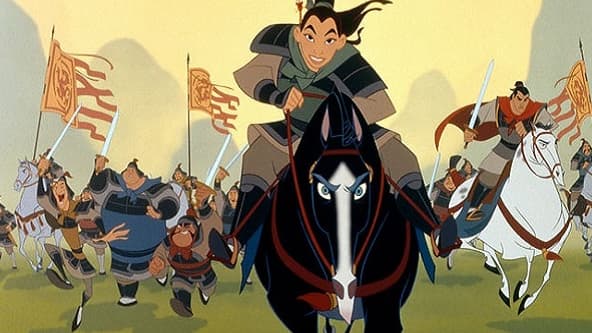 Mulan, héroïne du dessin animé de Disney.