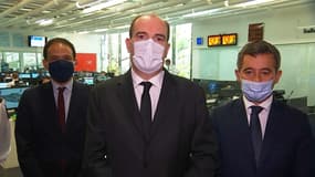 Cédric O, Jean Castex et Gérald Darmanin, le 4 juin 2021.