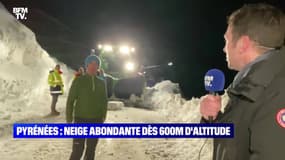 Pyrénées : neige abondante dès 600 mètres d'altitude - 08/12