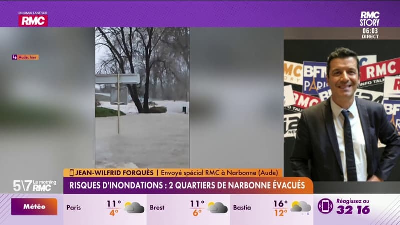 Risques d'inondations : 2 quartiers de Narbonne évacués
