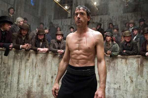 Robert Downey Jr. dans "Sherlock Holmes" (2009) de Guy Ritchie Robert Downey Jr. dans "Sherlock Holmes" (2009) de Guy Ritchie