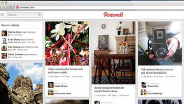 Pinterest n'a pas encore de publicité sur son site.