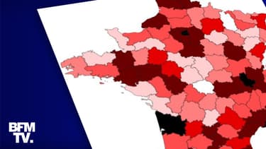 Epidémie de covid-19 : le point dans chaque département