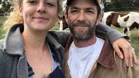 Luke Perry et sa fille Sophie.