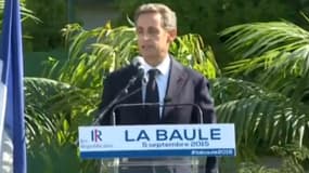 Nicolas Sarkozy, samedi 5 septembre à La Baule