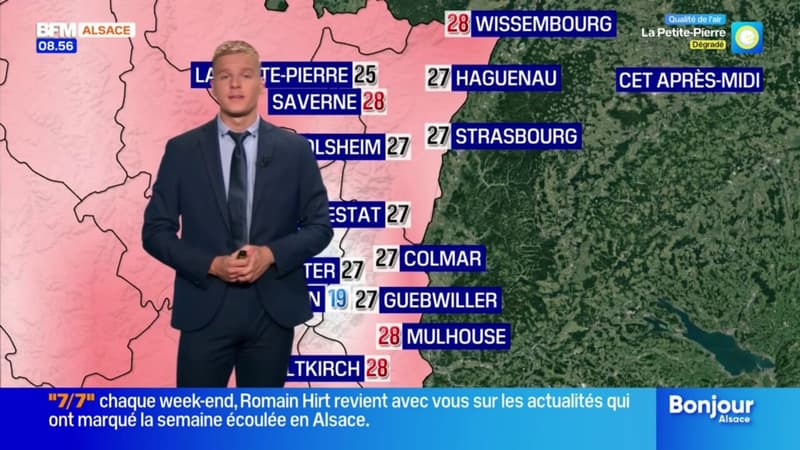 Météo Alsace: ciel bleu, des nuages et quelques cumulus toute la journée, 28°C à Saverne et Mulhouse